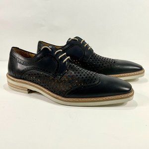 Mezlan Men’s Alvarez Perforated Black Oxford